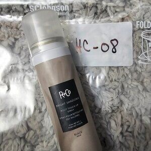 R&CO BRIGHT SHADOWS ROOT TOUCH UP SPRAY, BLACK, 1.5 OZ